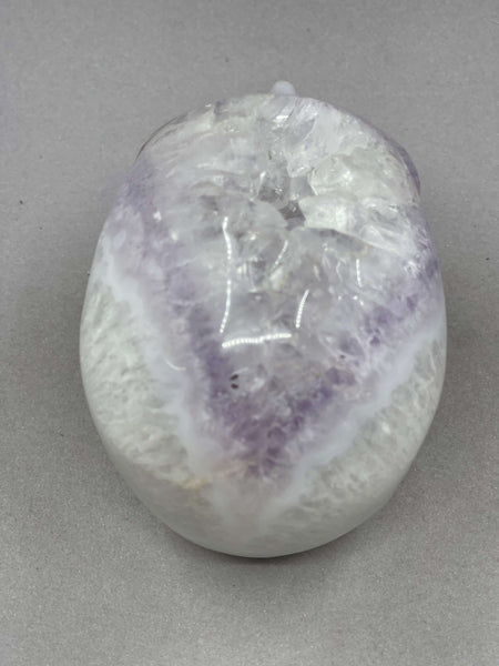 Amethyst Phantom Geode Skull
