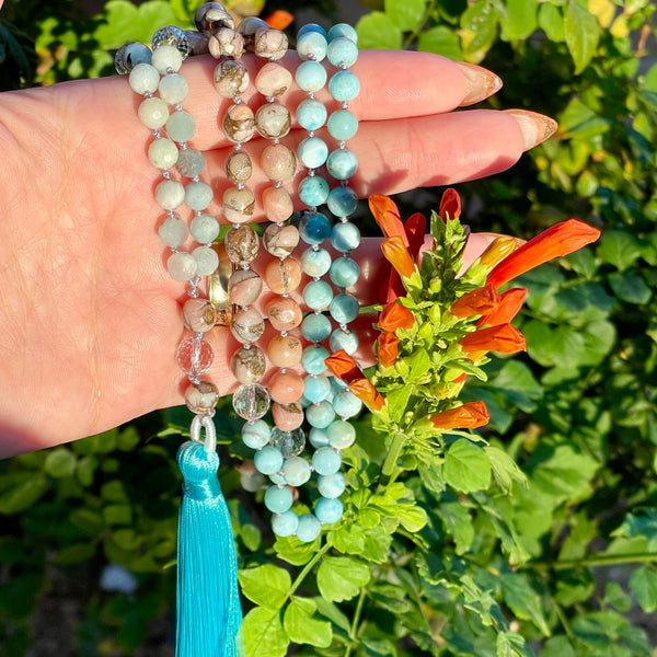 Ocean Chill Gemstone Mala