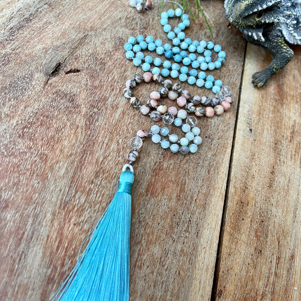Ocean Chill Gemstone Mala