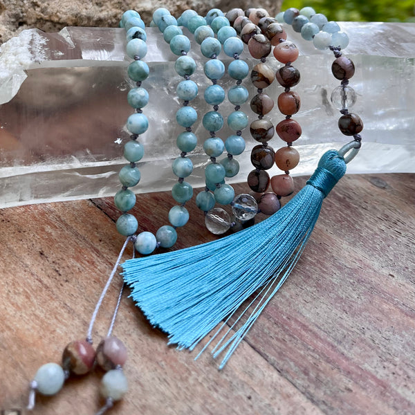 Ocean Chill Gemstone Mala
