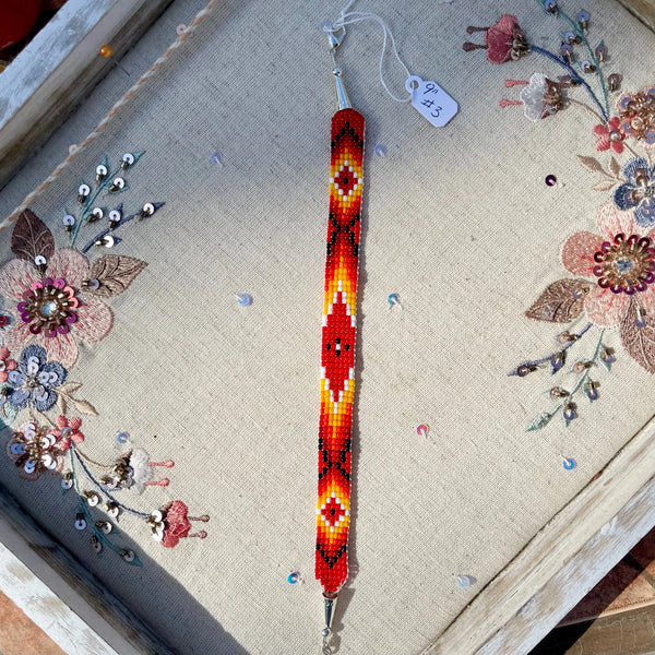 Navajo Loom Beaded Bracelets - Image #3