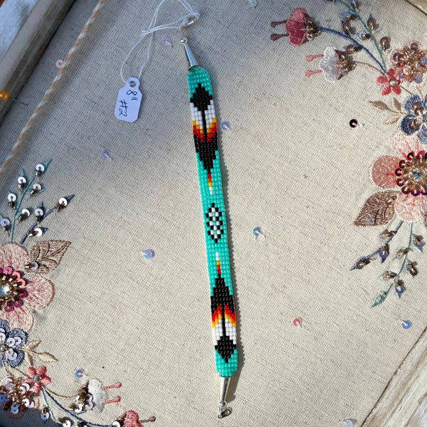 Navajo Loom Beaded Bracelets - Image #2