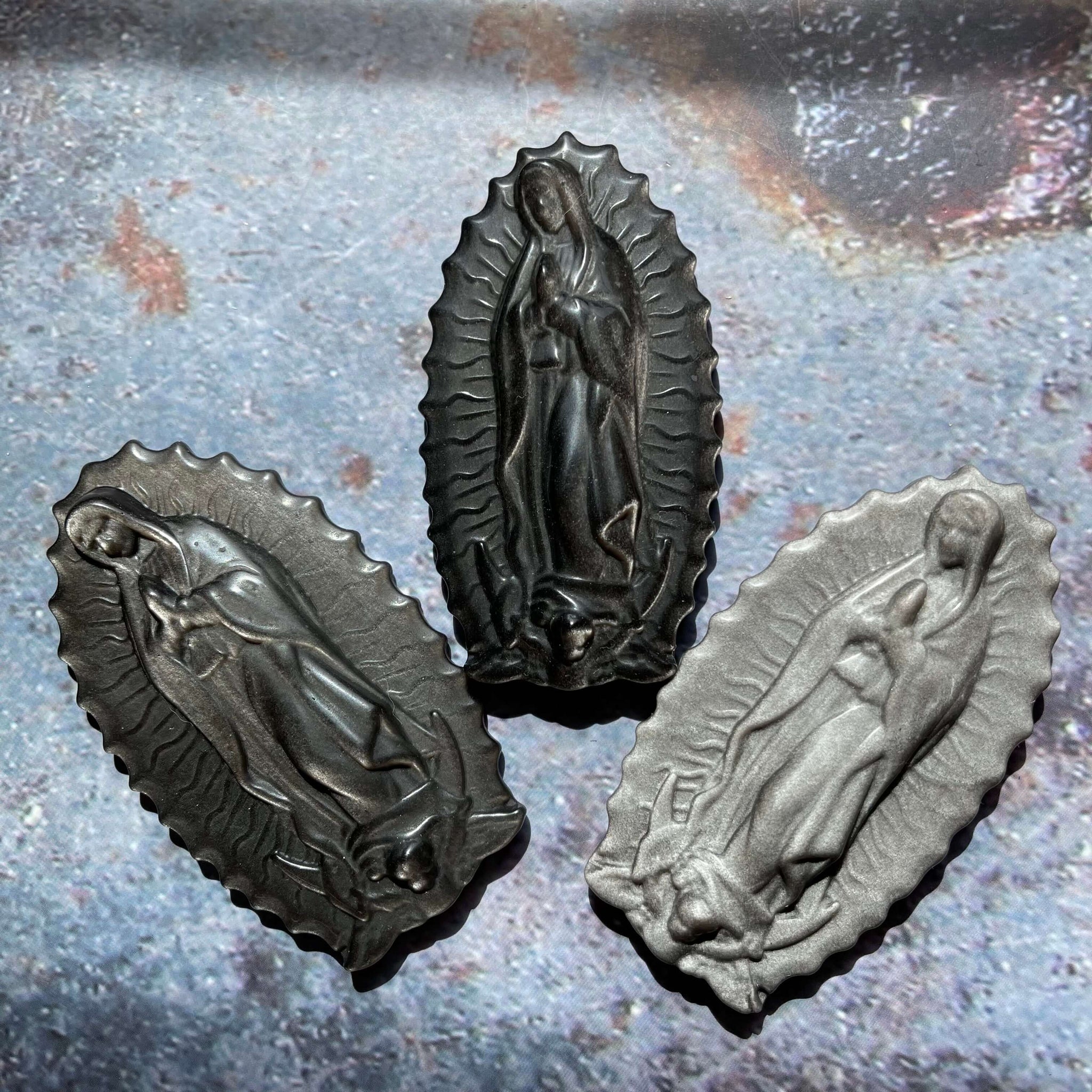 Obsidian Divine Mother Carvings - Image #1