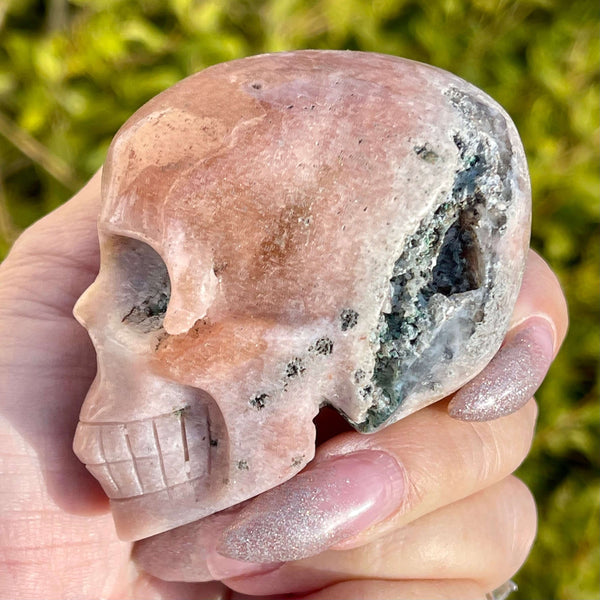 Pink Amethyst Skull - Image #2