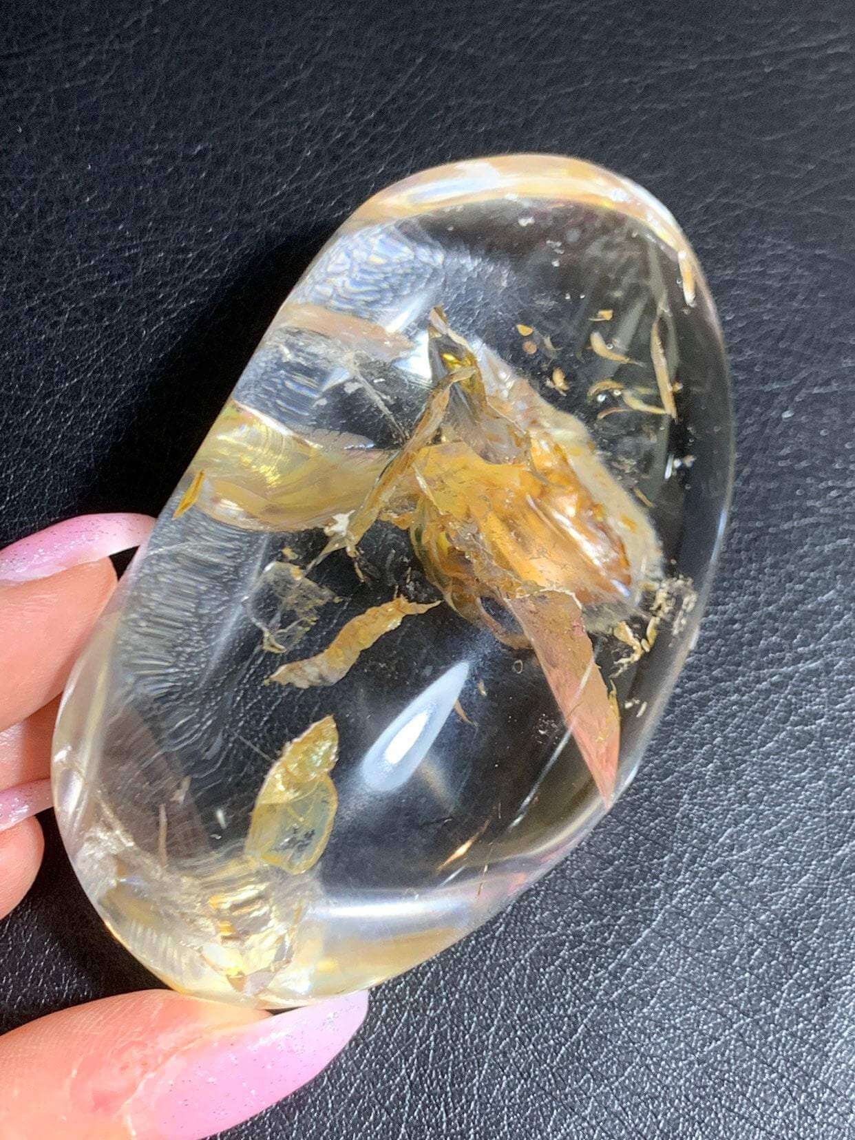 Golden Healer Quartz Lens