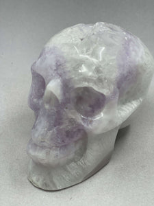 Amethyst Phantom Geode Skull