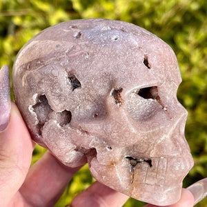 Pink Amethyst Skull - Image #1