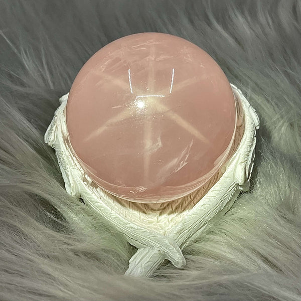 Star Rose Quartz Spheres