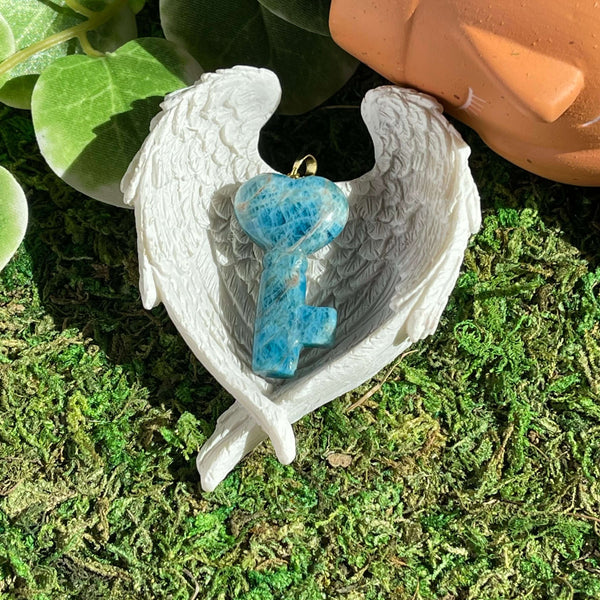 Gemstone Crystal Key Pendants - Image #9