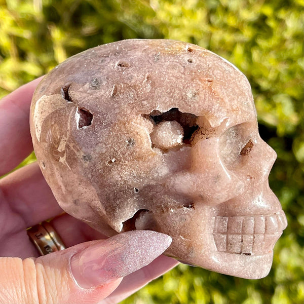 Pink Amethyst Skull - Image #3