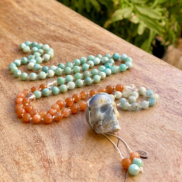 Sun and Sea Gemstone Mala - Image #1