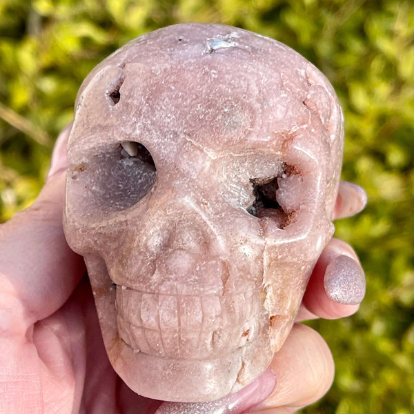 Pink Amethyst Skull - Image #3