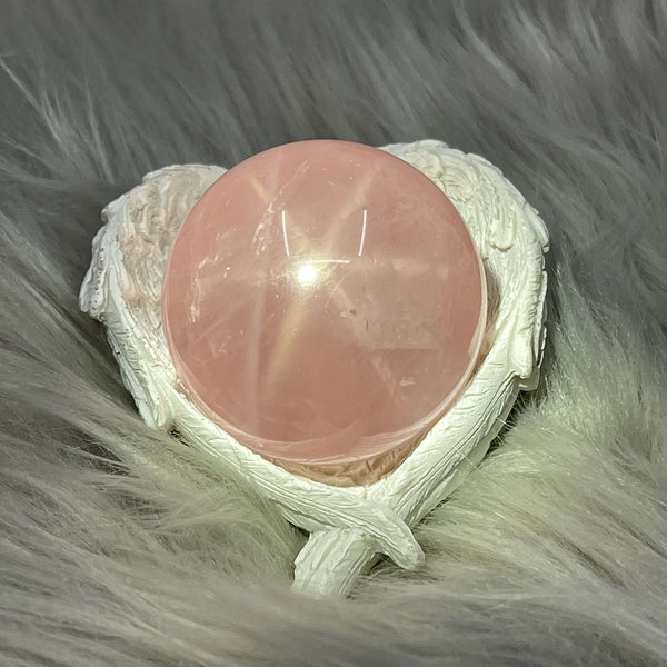 Star Rose Quartz Spheres